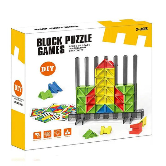 Block Puzzle Construction Game - Little Explorers