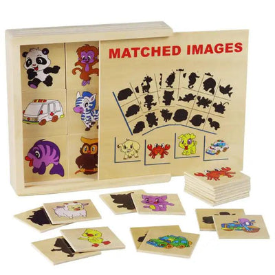 Animal Shadow Matching Puzzle - Little Explorers