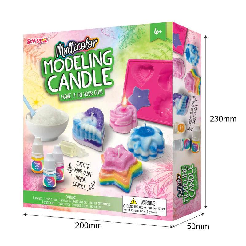 Multicolor Modeling Candle DIY Kit - Little Explorers