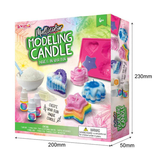 Multicolor Modeling Candle DIY Kit - Little Explorers