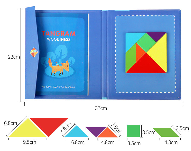 Magnetic Tangram Puzzle Book