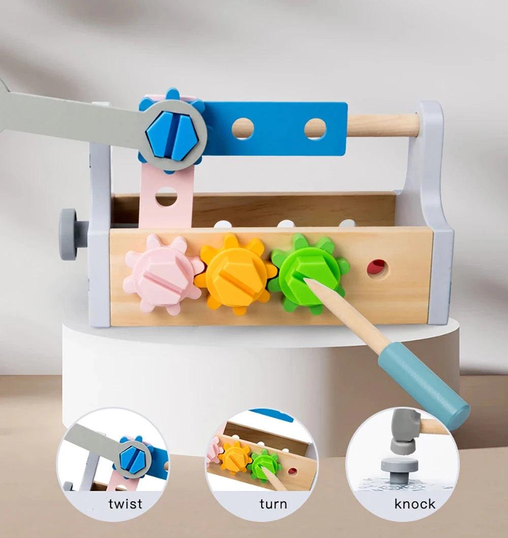 Wooden Tool Kit Play Set - Little Explorers