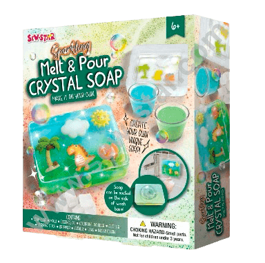 Sparkling Melt & Pour Crystal Soap Kit - Little Explorers