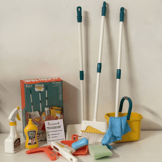 Little Dustman 12-Piece Kids Cleaning Kit - Little Explorers