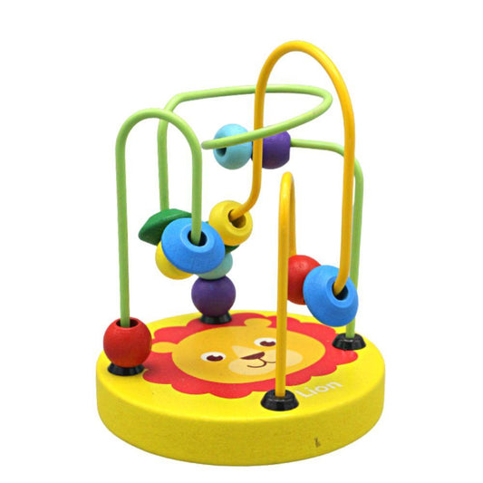 Wooden Animal-Themed Bead Maze Toy - Little Explorers