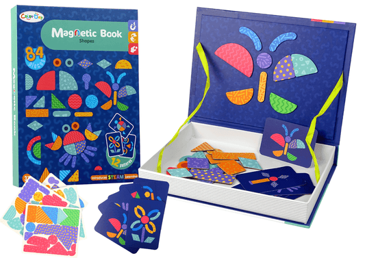 Magnetic Shapes Puzzle Book - Little Explorers