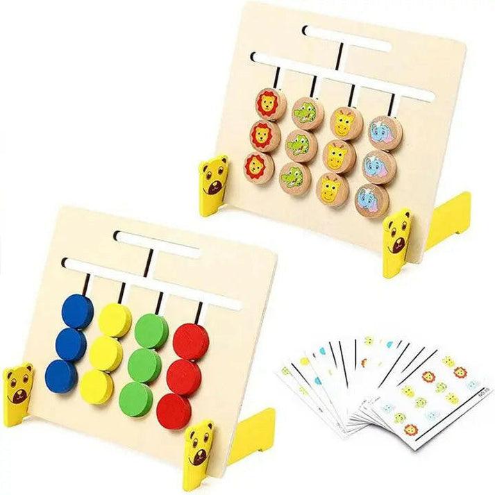 Four Color Logic Puzzle - Little Explorers