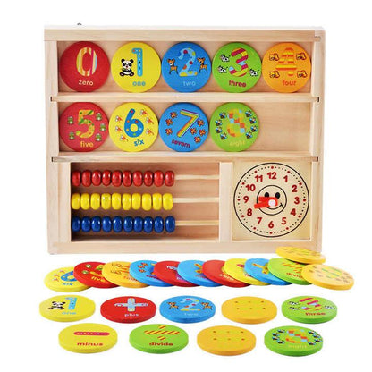 Multifunctional Wooden Learning Box - Little Explorers